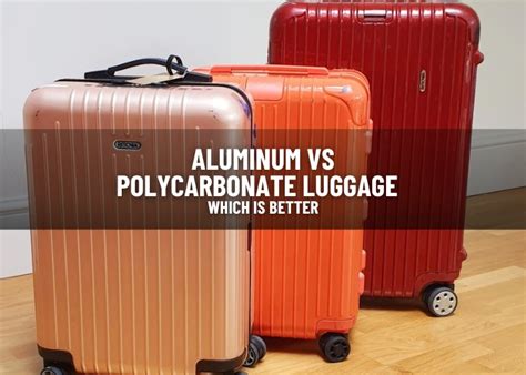 metal luggage box|aluminum vs polycarbonate luggage.